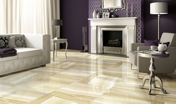 Фото Керамогранит Opel Brown Matt Carving 60х120 Индия