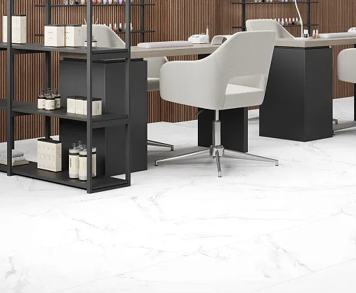 Фото Керамогранит Laparet Carrara Blanco Pro Белый Матовый R11Soft 60Х60 Индия
