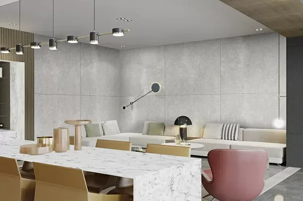 Фото Керамогранит Instinto natural steel polished 120x120 Индия