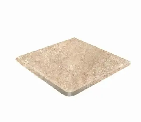 Фото Ступень Gres de Aragon 906166 Petra Esquina Redondeada Beige Antislip 33x33 Испания