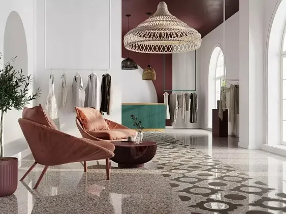 Фото Керамогранит SG653322R Бричиола бежевый лаппатированный обрезной 60x60 Россия