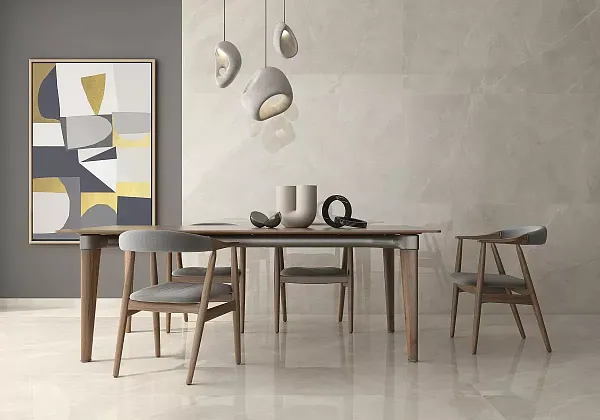Фото Керамогранит Geotiles Magda Blanco Polished 60x60 Испания