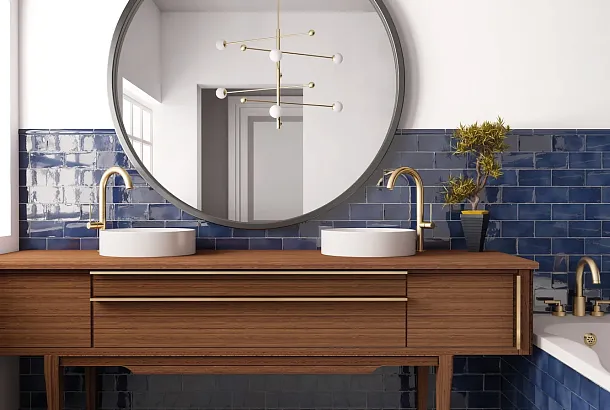 Фото Плитка Equipe 26920 Ocean Blue 10x10 Испания