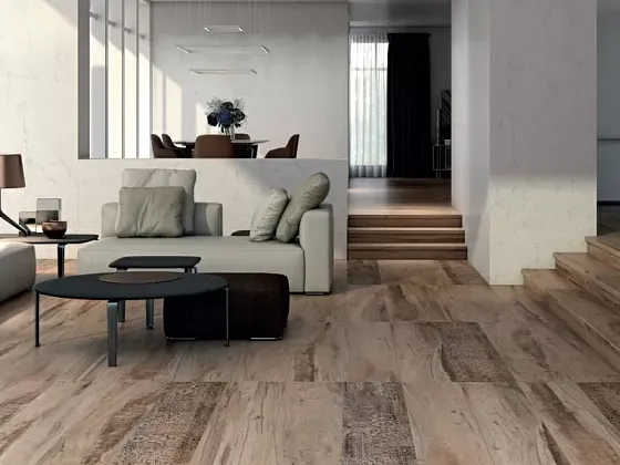 Фото Керамогранит DL510020R Про Вуд бежевый светлый обрезной 20x119,5x0,9 Россия