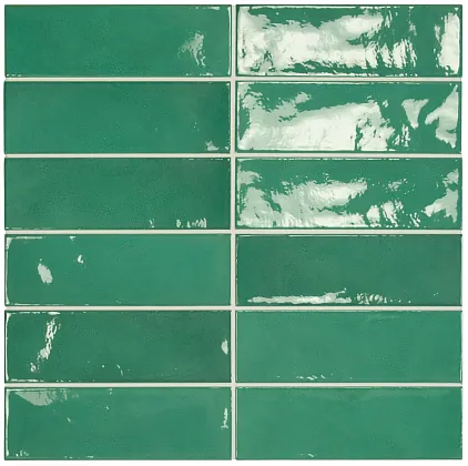 Фото Плитка Equipe 25645 Esmerald Green 6.5x20 Испания
