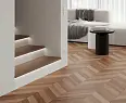 Керамогранит Laparet Wood Canarium Chevron M Тёмно-Бежевый Матовый Карвинг 60Х120