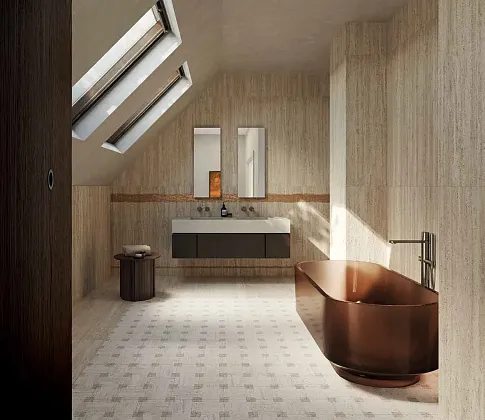 Фото Керамогранит FAP Ceramiche fTQI Materia Classica Bianco Matt R10 RT 60x120 Италия