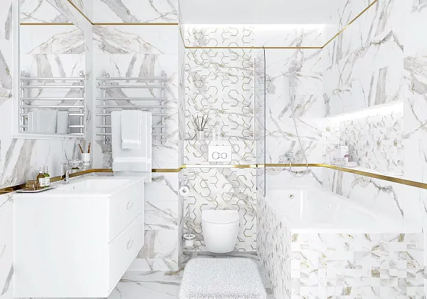 Фото Керамогранит AD 0070 Adelaida белый 60х60 Россия