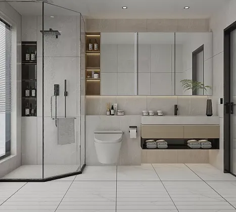 Фото Керамогранит Ariston White Grains Mould R11 60x120 (BHB-3001) Китай