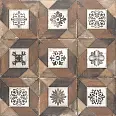 Декор Mainzu Elegance Deco Brown 20x20