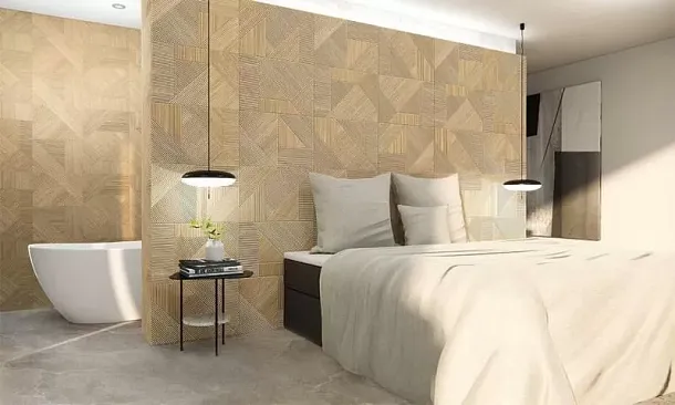 Керамогранит Nantes Fuoco Relievo 60x120 (78802552) для гостиной, для кухни, для прихожей, для спальни, для туалета, для ванной, на теплый пол Фото Керамогранит Nantes Fuoco Relievo 60x120 (78802552) Испания