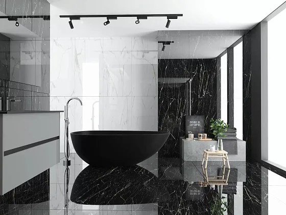 Фото Керамогранит Estrada Nero 60x120 Индия