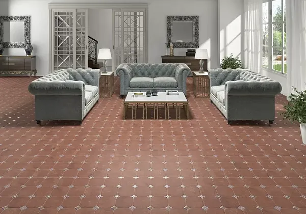 Керамогранит Manises Decor Blanco 58x58 (УТ-00046724) для гостиной, для кухни, для спальни, для прихожей, на теплый пол Фото Керамогранит Manises Decor Blanco 58x58 (УТ-00046724) Испания