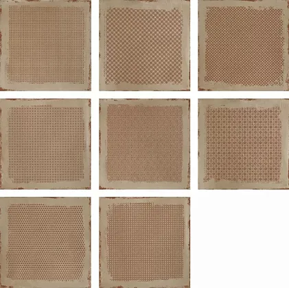 Фото Керамогранит Galactic Copper Carving 60x60 Индия