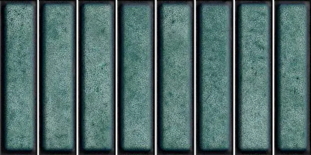 Фото керамическая плитка El Barco Domino Verde Glossy 15x30 Испания