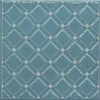 Фото Декор Бахия 1 бирюзовый глянцевый 9,8x9,8x0,7 (KMD3STA016GN)