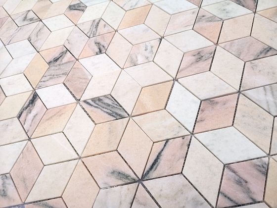 Фото Rosa Salmone POL diamond 96x55x7 Китай