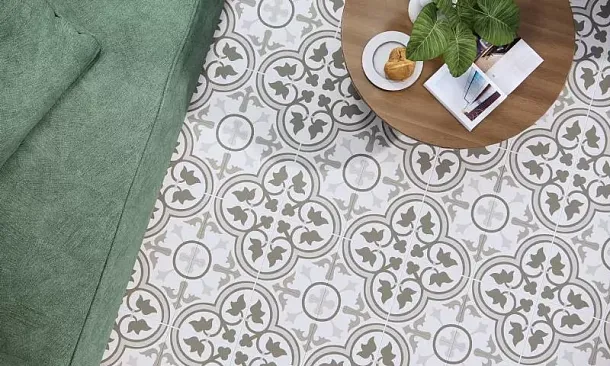 Керамогранит Dover Grey Pre 45x45 для кухни, для ванной, для туалета, для прихожей Фото Керамогранит Dover Grey Pre 45x45 Испания