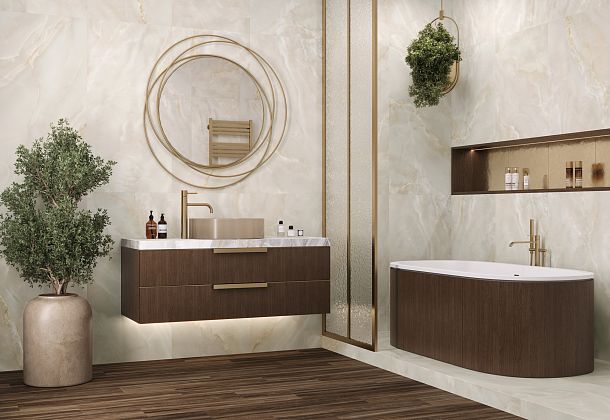 Onyx Breez Delacora (Узбекистан) для гостиной,  для кухни,  для ванной,  для туалета,  для спальни,  для прихожей,  на теплый пол Коллекция Onyx Breez Delacora