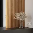 Wood Canarium Almond Stripes Laparet
