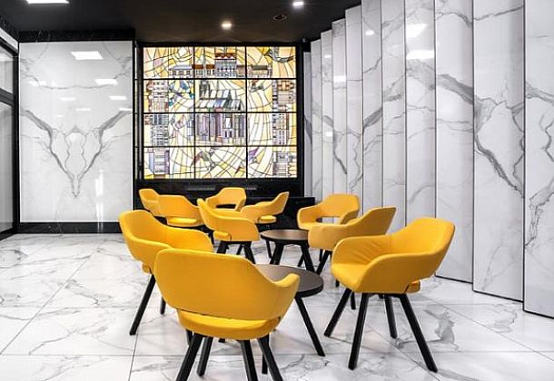 Коллекция Bookmatch Calacatta Archskin