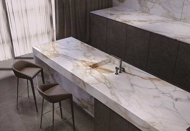 Коллекция Calacatta Gold Zodiac