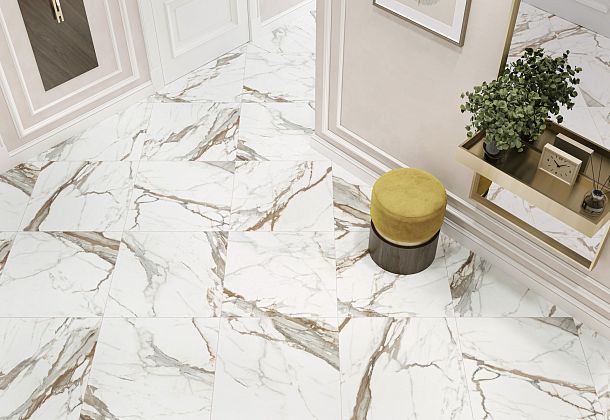Calacatta Premium Delacora (Россия) для гостиной,  для кухни,  для ванной,  для туалета,  для прихожей,  на теплый пол Коллекция Calacatta Premium Delacora