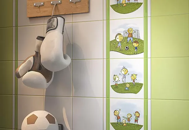 Веселые старты Kerama Marazzi (Россия) для детской комнаты Коллекция Веселые старты Kerama Marazzi
