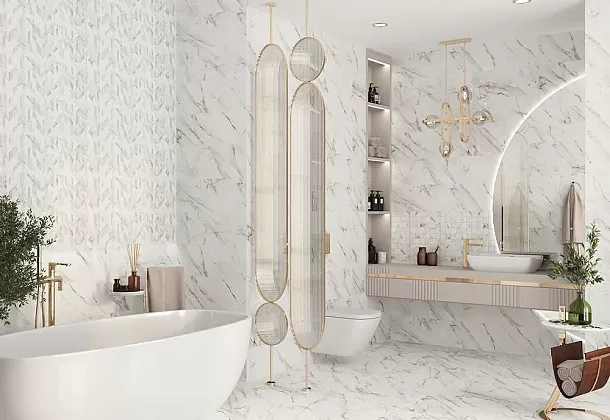 Calacatta Grey Eletto Ceramica (Россия) для ванной,  для туалета Коллекция Calacatta Grey Eletto Ceramica