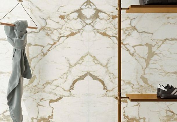 Коллекция Bookmatch Calacatta Archskin