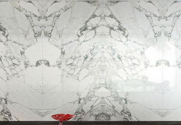 Коллекция Bookmatch Calacatta Archskin