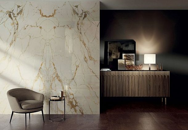 Коллекция Bookmatch Calacatta Archskin