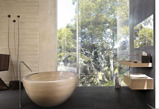Pietre Naturali High-Tech Ariostea (Италия) для гостиной,  для ванной,  для общественных помещений Коллекция Pietre Naturali High-Tech Ariostea